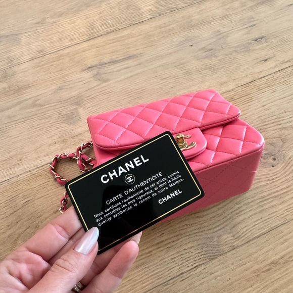 Chanel Vibrant Pink Quilted Mini Bag - Picture 8 of 8